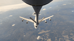 Aerial Refueling to NATO's E-3A AWACS Over Romania 2 / 2  2 / 2