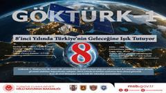 GÖKTÜRK-1 Uydusu 8 Yaşında 1 / 1  1 / 1