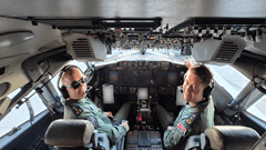 As Part of NATO Assurance Measures, Mission Flight Conducted 3 / 4  3 / 4
