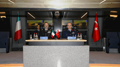 İtalya Hava Kuvvetleri Kurmay Başkanı Korgeneral Giovanni BALESTRI ve Beraberindeki Heyetin Ziyareti 1 / 1  1 / 1