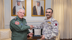 Hava Kuvvetleri Komutanı Hava Orgeneral Ziya Cemal KADIOĞLU'nun Katar Ziyareti 1 / 4  1 / 4