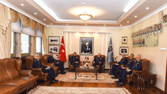 Pakistan Hava Kuvvetleri Komutan Yardımcısı Korgeneral Syed Fauad Masud HATMI ve Beraberindeki Heyetin, Hava Kuvvetleri Komutanlığını Ziyareti 1 / 3  1 / 3