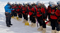 23'üncü Dönem Personel Kurtarma Temel Eğitimi Kış Dağcılık ve Hayatta Kalma Safhası 4 / 8  4 / 8