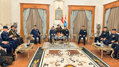 Hava Kuvvetleri Komutanı Hava Orgeneral Ziya Cemal KADIOĞLU’nun, Mısır Ziyareti 1 / 4  1 / 4