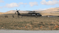 Uluslararası Anadolu Ankası-2026 Tatbikatı Helikopterle Sızma Operasyonu 10 / 16  10 / 16