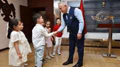 Hava Kuvvetleri Komutanı Hava Orgeneral Ziya Cemal KADIOĞLU, Sabiha GÖKÇEN Gündüz Bakımevinin Minik Öğrencilerini Kabul Etti 4 / 5  4 / 5