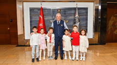 Hava Kuvvetleri Komutanı Hava Orgeneral Ziya Cemal KADIOĞLU, Sabiha GÖKÇEN Gündüz Bakımevinin Minik Öğrencilerini Kabul Etti 3 / 5  3 / 5