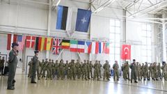 NATO Enhanced Air Policing (EAP) Block-72 Mission Handover Ceremony 5 / 6  5 / 6