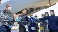 Türkiye Cumhuriyeti'nden A400M Uçağı ile Balkan Ülkelerine Sağlık Malzemeleri Yardımı 4 / 14  4 / 14