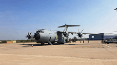 Türkiye Cumhuriyeti'nden A400M Uçağı ile İngiltere ve Libya'ya Sağlık Malzemeleri Yardımı 5 / 11  5 / 11