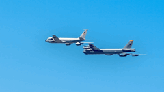 Escort Duty and Air-refueling Support Provided to US B-52 Aircraft 4 / 6  4 / 6