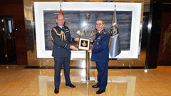 Visit of the Air Chief Marshall Mike WIGSTON, Chief of Royal Air Force 13 / 15  13 / 15