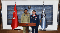 Pakistan Chairman Joint Chiefs of Staff Committee General Nadeem RAZA Has Visited Turkish Air Force Command 2 / 2  2 / 2
