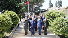 Visit of Azerbaijan Of General Hasan KÜÇÜKAKYÜZ, The Commander Of Turkish Air Forces 11 / 12  11 / 12