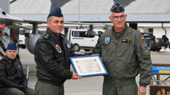 NATO Geliştirilmiş Hava Polisliği (Enhanced Air Policing-eAP) Blok-64 Görevi Sertifikasyon Töreni 4 / 9  4 / 9