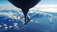 Aerial Refueling to NATO's E-3A AWACS 1 / 1  1 / 1