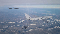 Aerial Refueling Mission With French AF A-330 Phénix Multi-Role Tanker Transport (MRTT) Aircraft 1 / 2  1 / 2