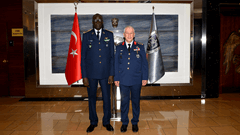 Visit of Senegal Air Force Commander Brigadier General El Hadji NIANG 1 / 3  1 / 3